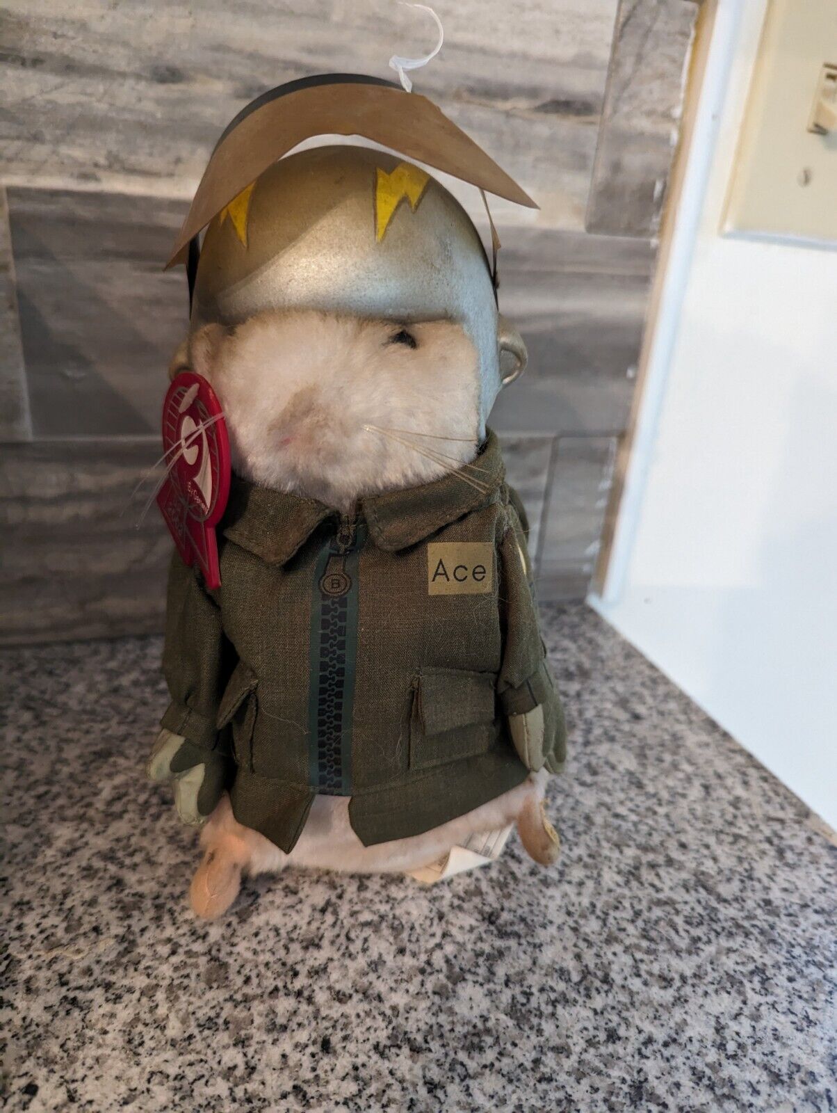 Gemmy 2003 Dancing Hamster Captain Carl Air Force Theme Wild Blue Yonder