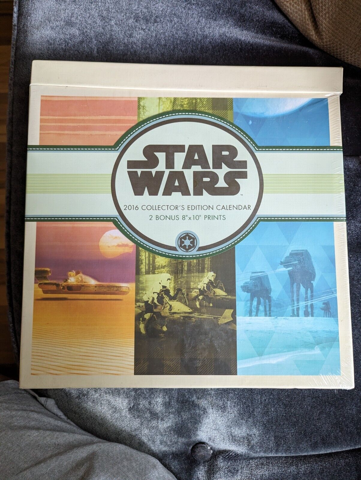 2016 Star Wars Collector's Edition Calendar With 2 Bonus 8x10” Prints New Sealed