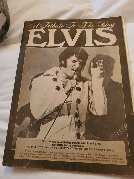 Cousins Publications, A Tribute To The King ELVIS, Editor H Schreiner 1977