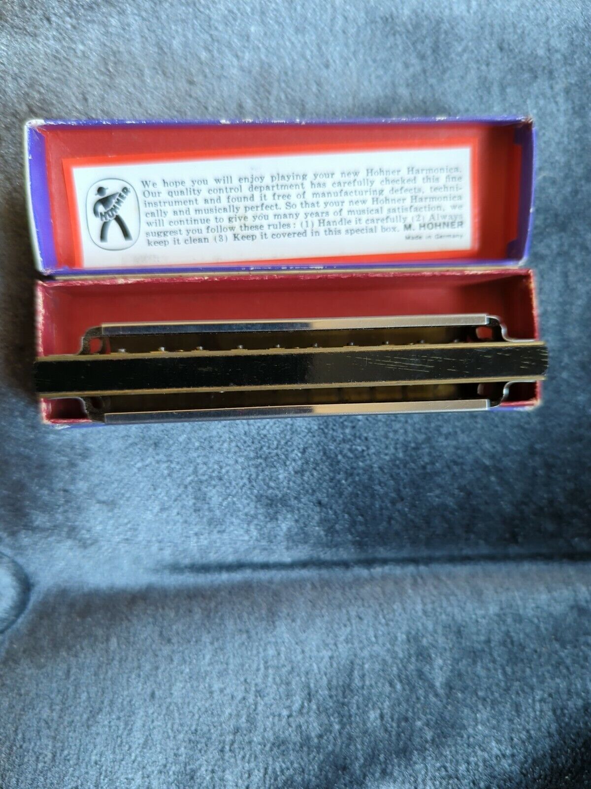 Marine Band M. Honer No 1896 Harmonica Germany