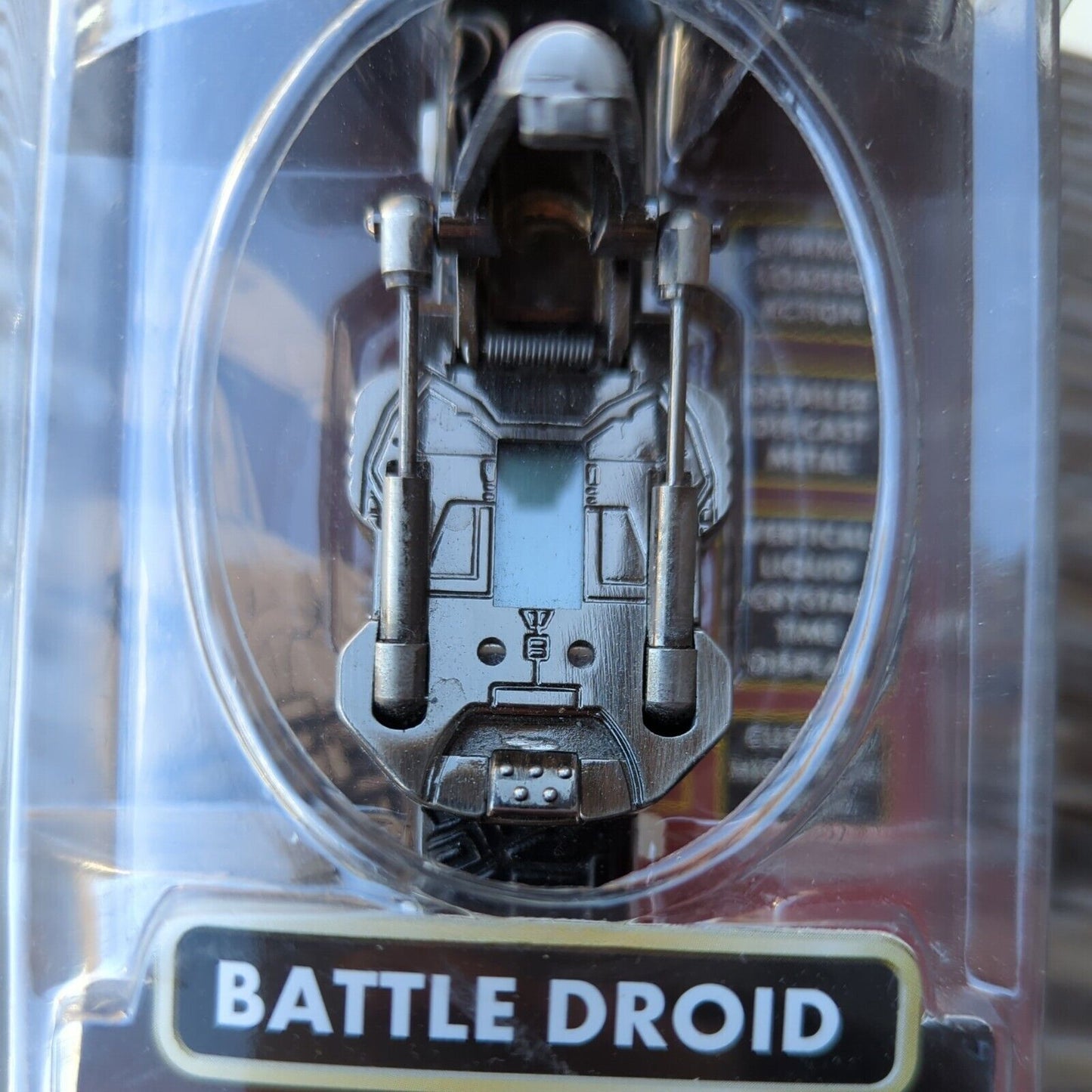 NEW Star Wars Episode 1 Die-Cast Watch Battle Droid #42673 NOS 1999 Hope 522