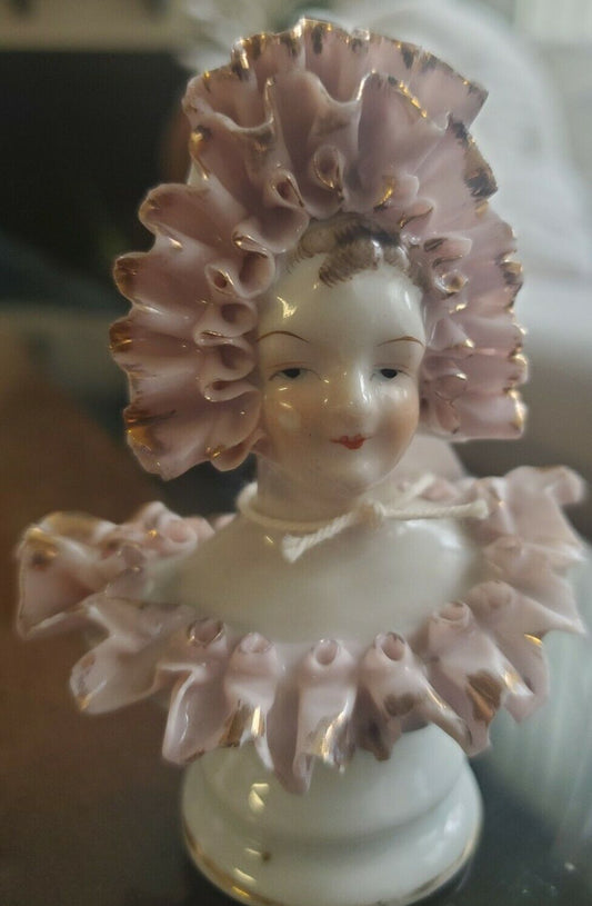 Vintage Mini Venetian Lady porcelain Figurine