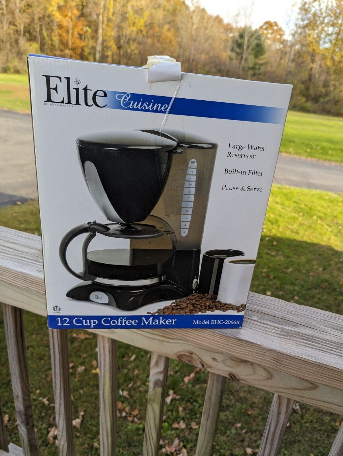 NIB Elite 12 CUP Coffee maker