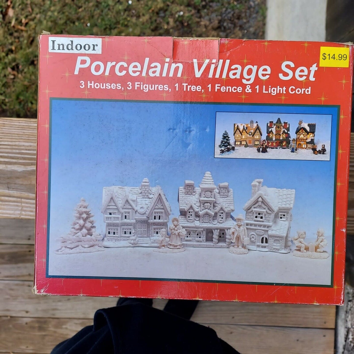 Vintage Porcelain Village Set in box