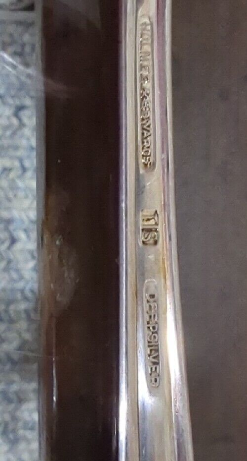 Two Holmes And Edwards Deep Plated Silver Serving Spoons