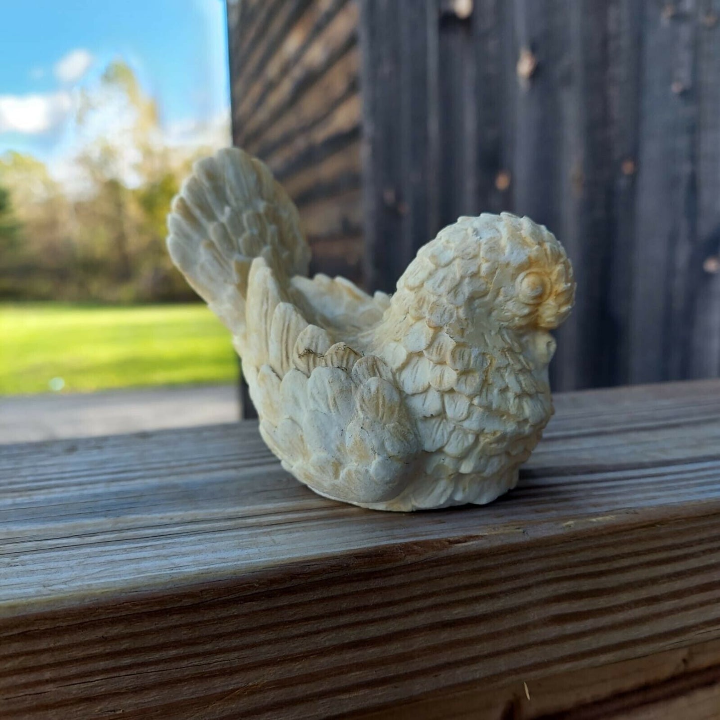 Vintage Chirping Bird Figurine