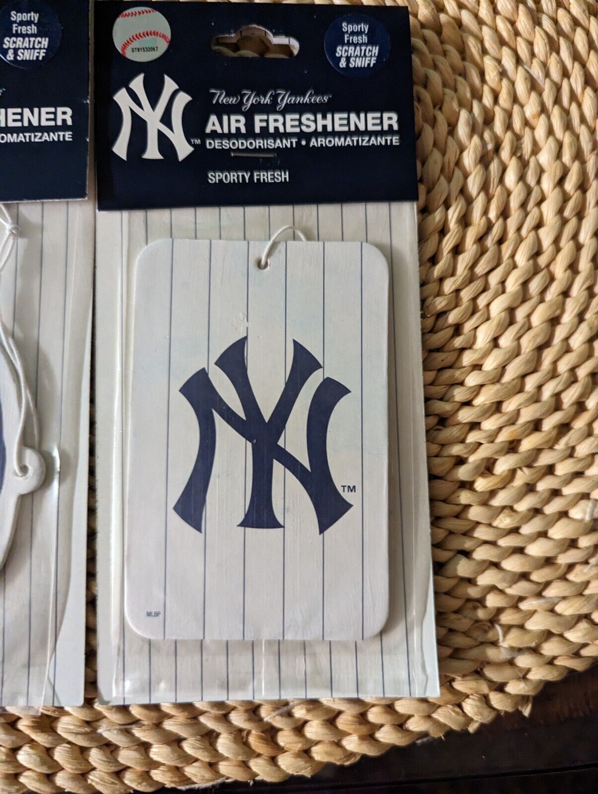 Set Of Three NY Yankees Car Air Fresheners new sealed free shipping