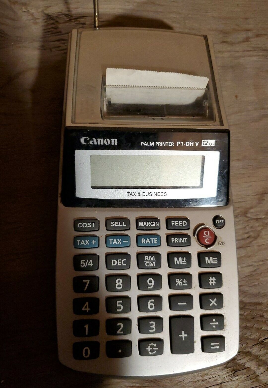 Canon P1-DHV Printing Calculator