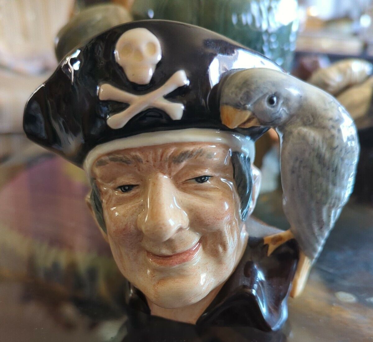 Vintage Royal Doulton Long John Silver 4" Toby Mug 1951