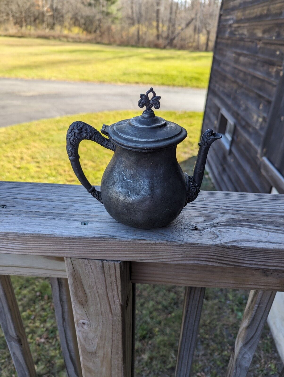 Vintage New Amsterdam Silver Co Quadruple Plated 115 Teapot