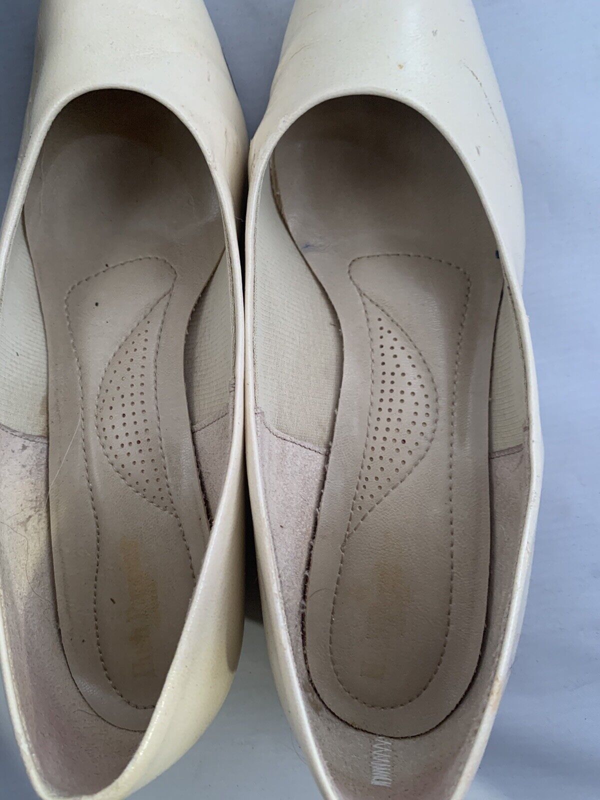 Hush Puppies White Womens Heels 8.5