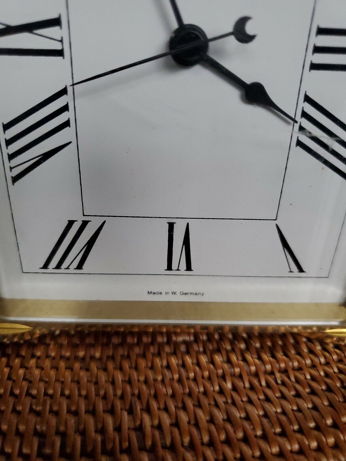 Schmeckenbecher Shelf Clock Made In West Germany Metal casing