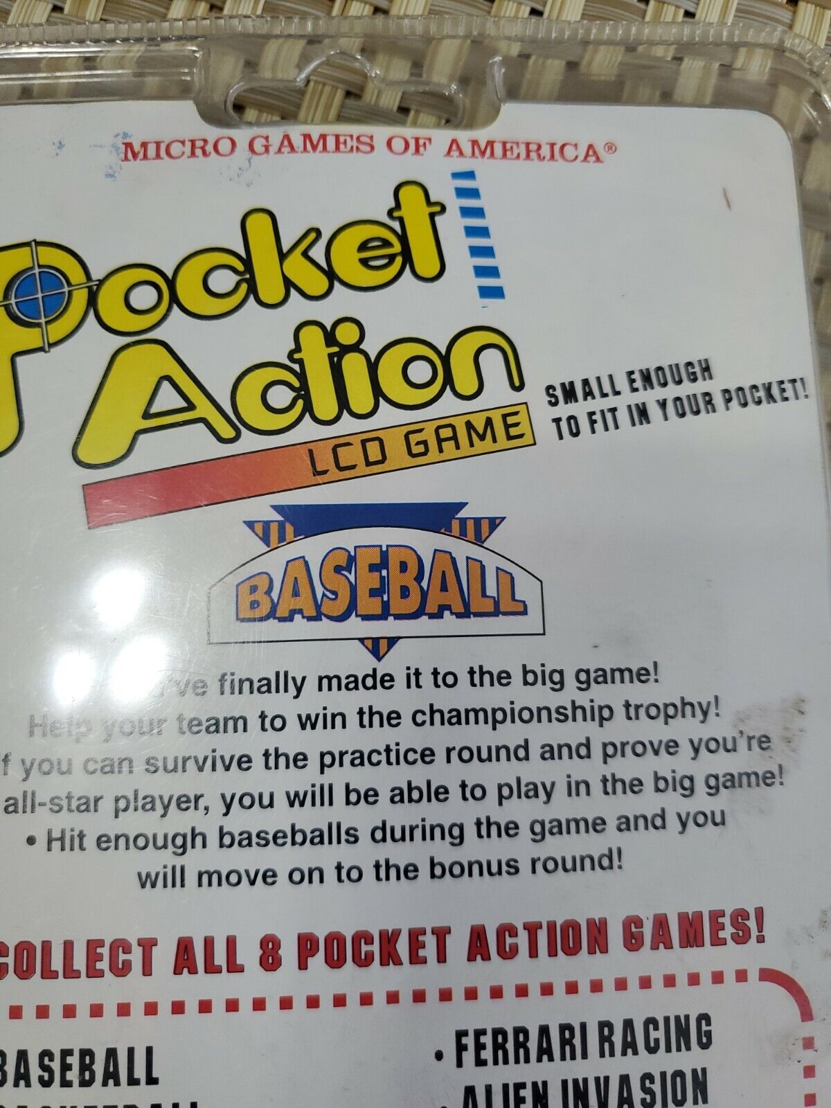 Micro Games Of America Pocket Action Lcd Game Baseball MGA-636