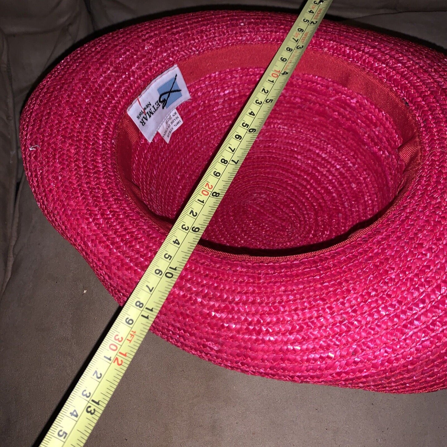 Vintage Xsetmar NY Red Hat