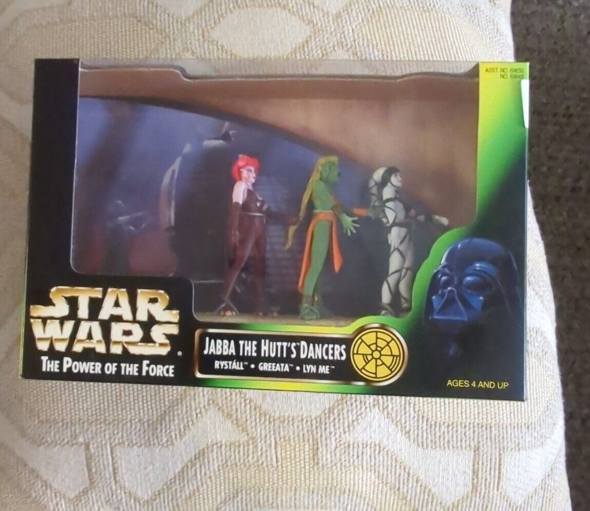 Hasbro 1997 Star Wars Power of the Force POTF Jabba the Hutt's Dancers NIB