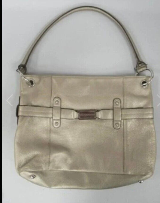 Vintage Gold Tignanello Purse Large 12"