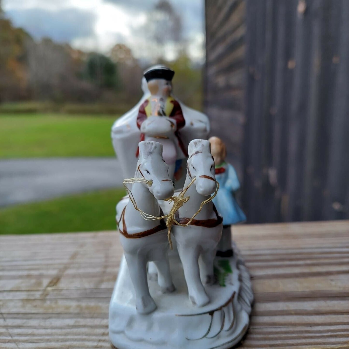 Wales Chinaware Victorian Carriage Hand Painted in Japan