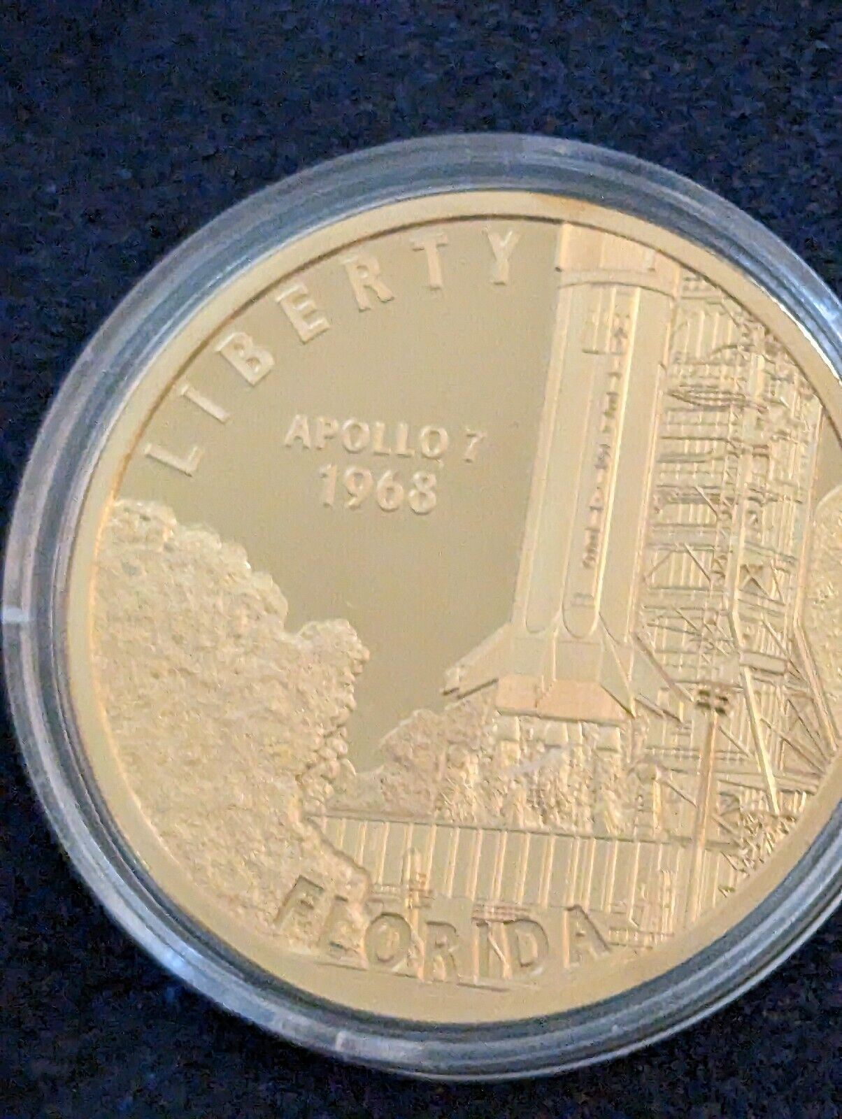 Apollo 7 - American Innovations Dollar Trial Coin Trump Commemorative Collection