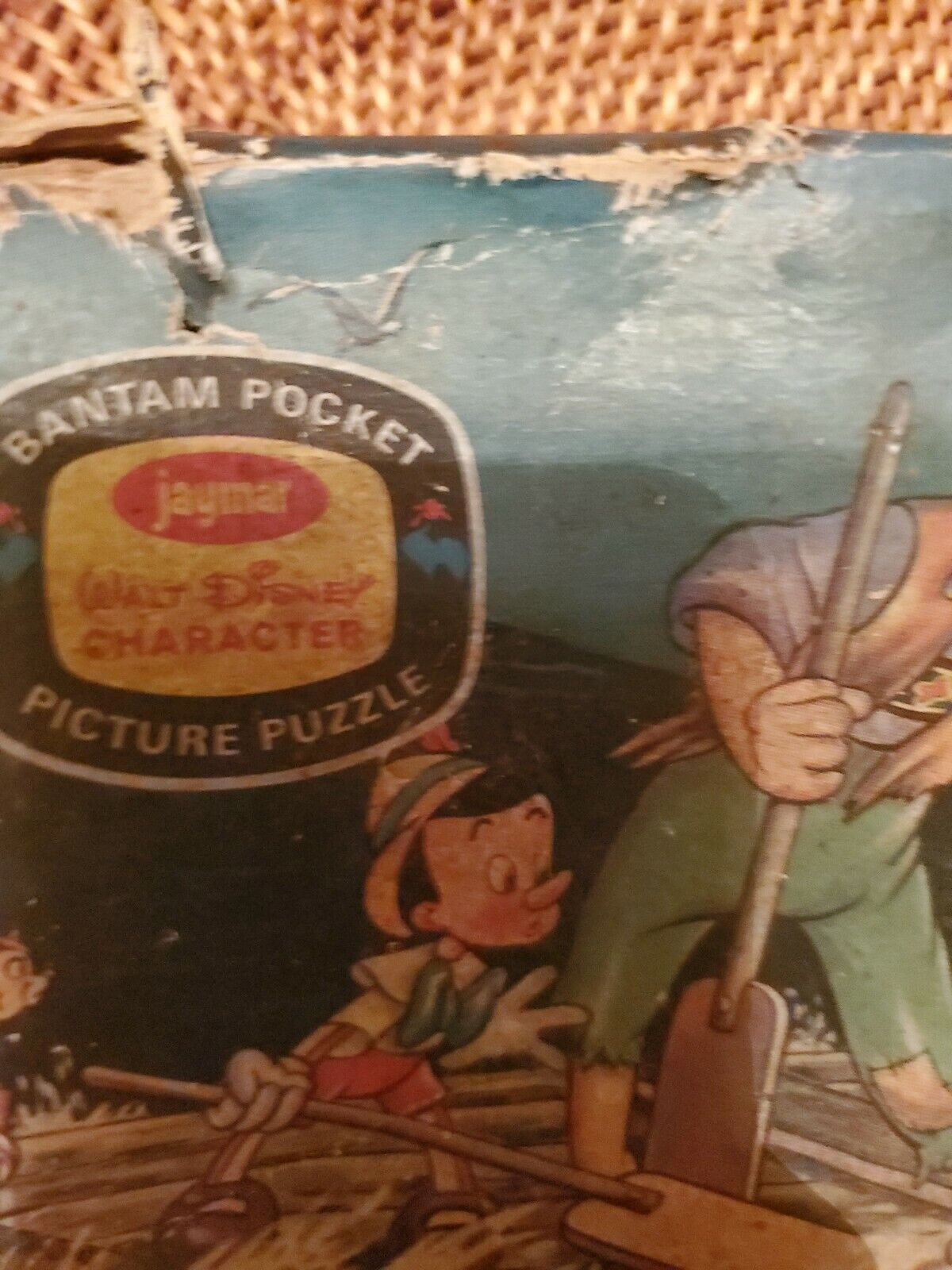 Vintage Bantam Pocket Puzzle Jaymar Pinocchio's Expedition Walt  Disney USA