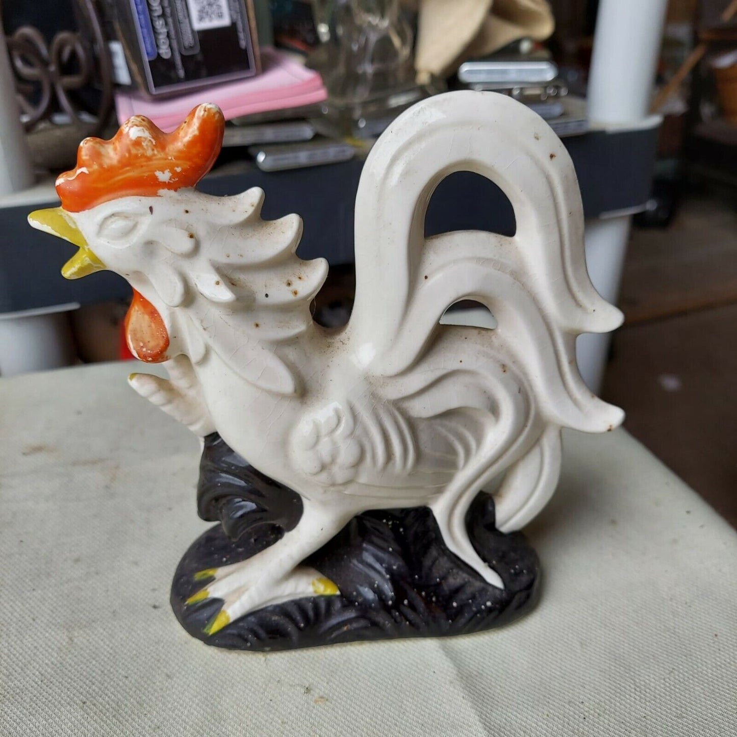 Vintage Ceramic Rooster Marked 1337 Made In Japan