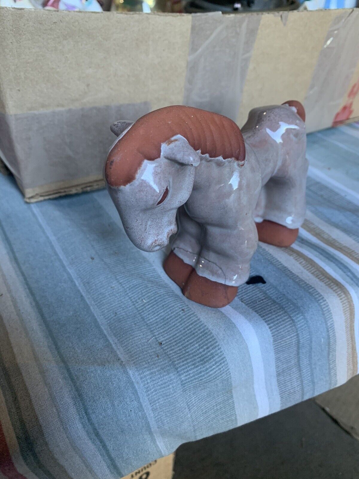 ceramic Donkey figurine