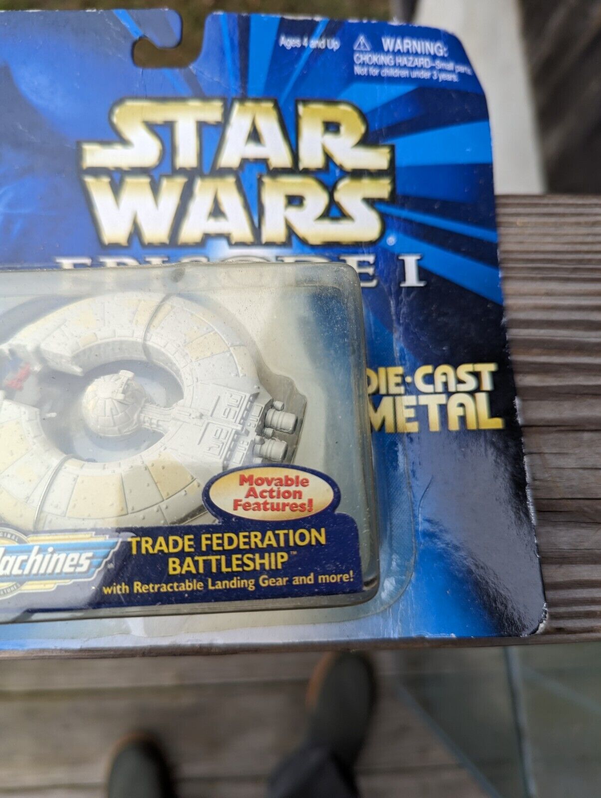 Micro Machines Trade Federation Battleship - Star Wars Episode 1 Die Cast Sealed