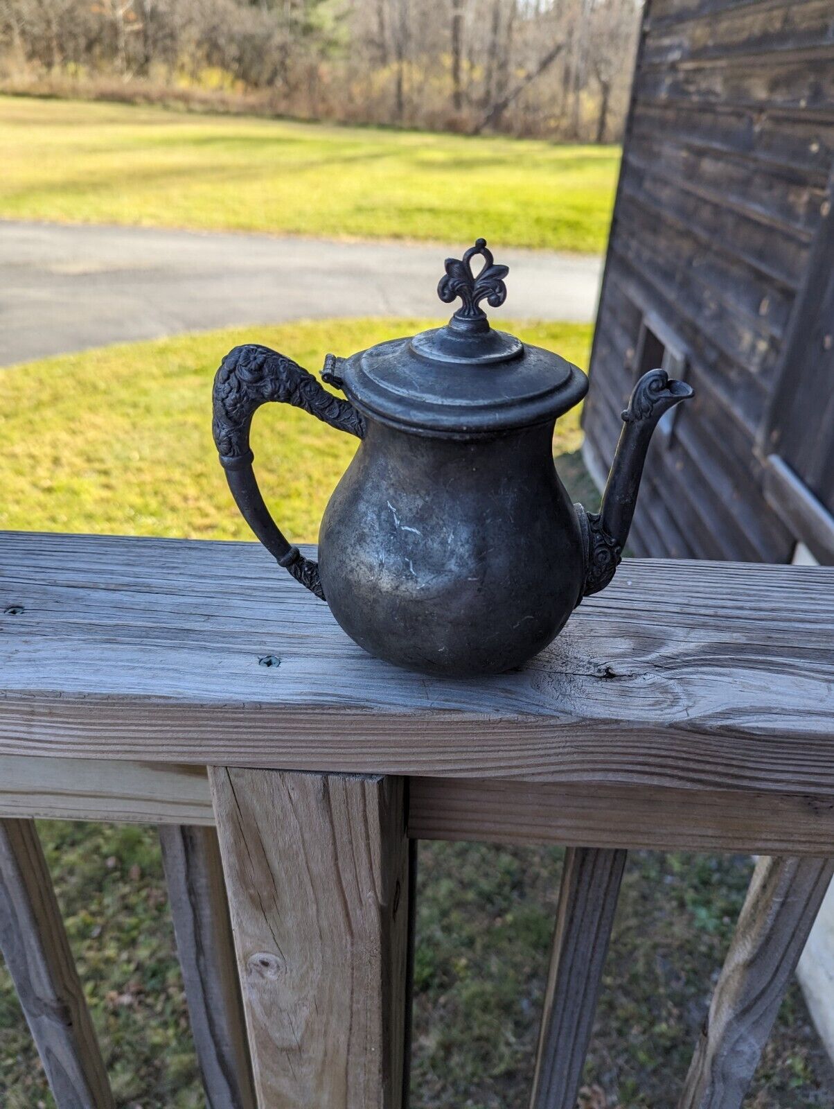 Vintage New Amsterdam Silver Co Quadruple Plated 115 Teapot