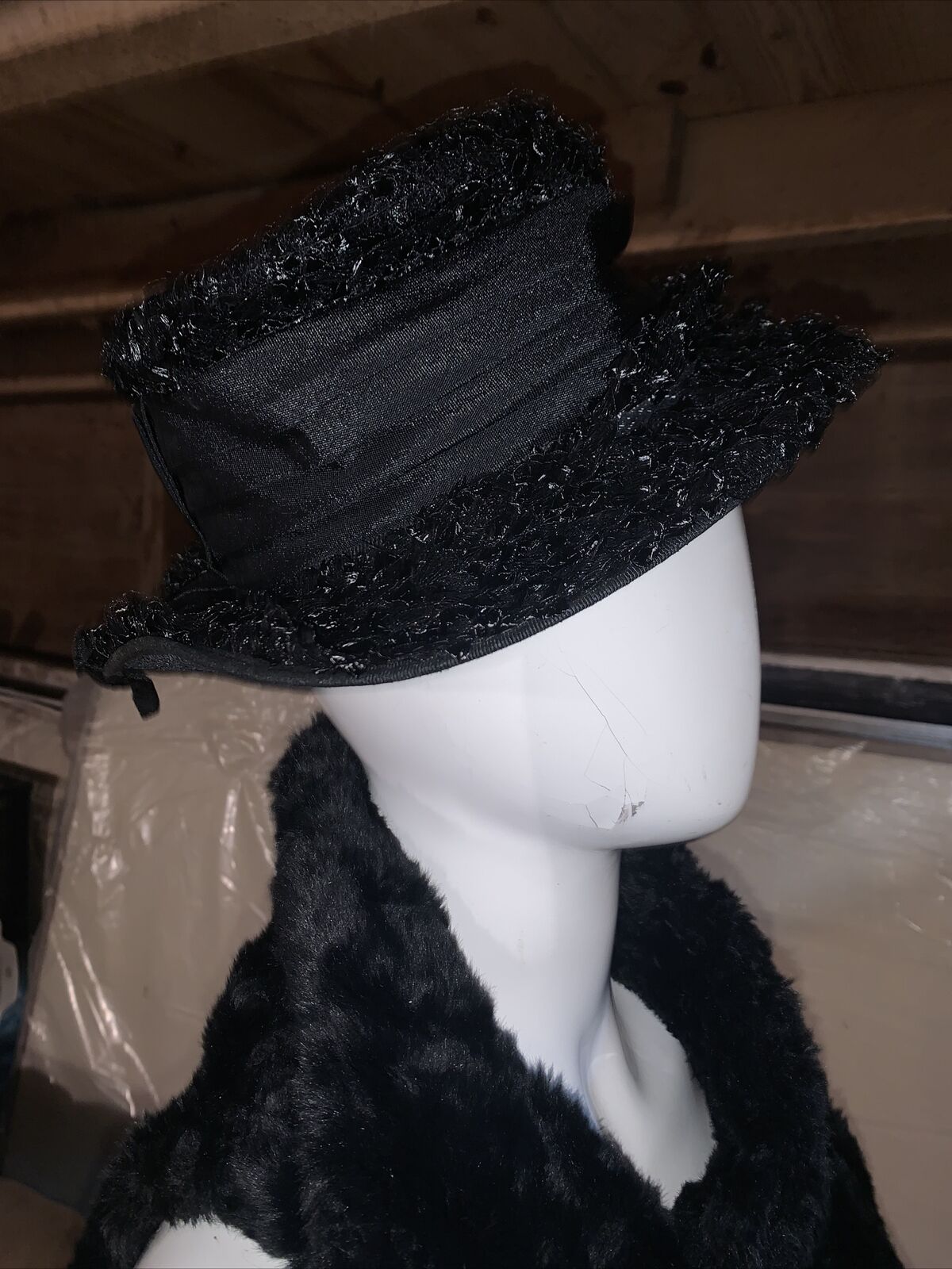 vintage black hat womens