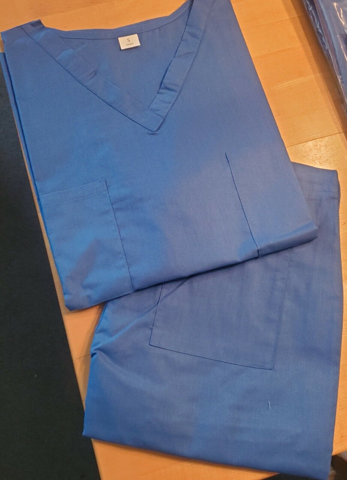 Scrubs Shirt and Pants Set  Royal Blue S,M,L,XL Free Shipping