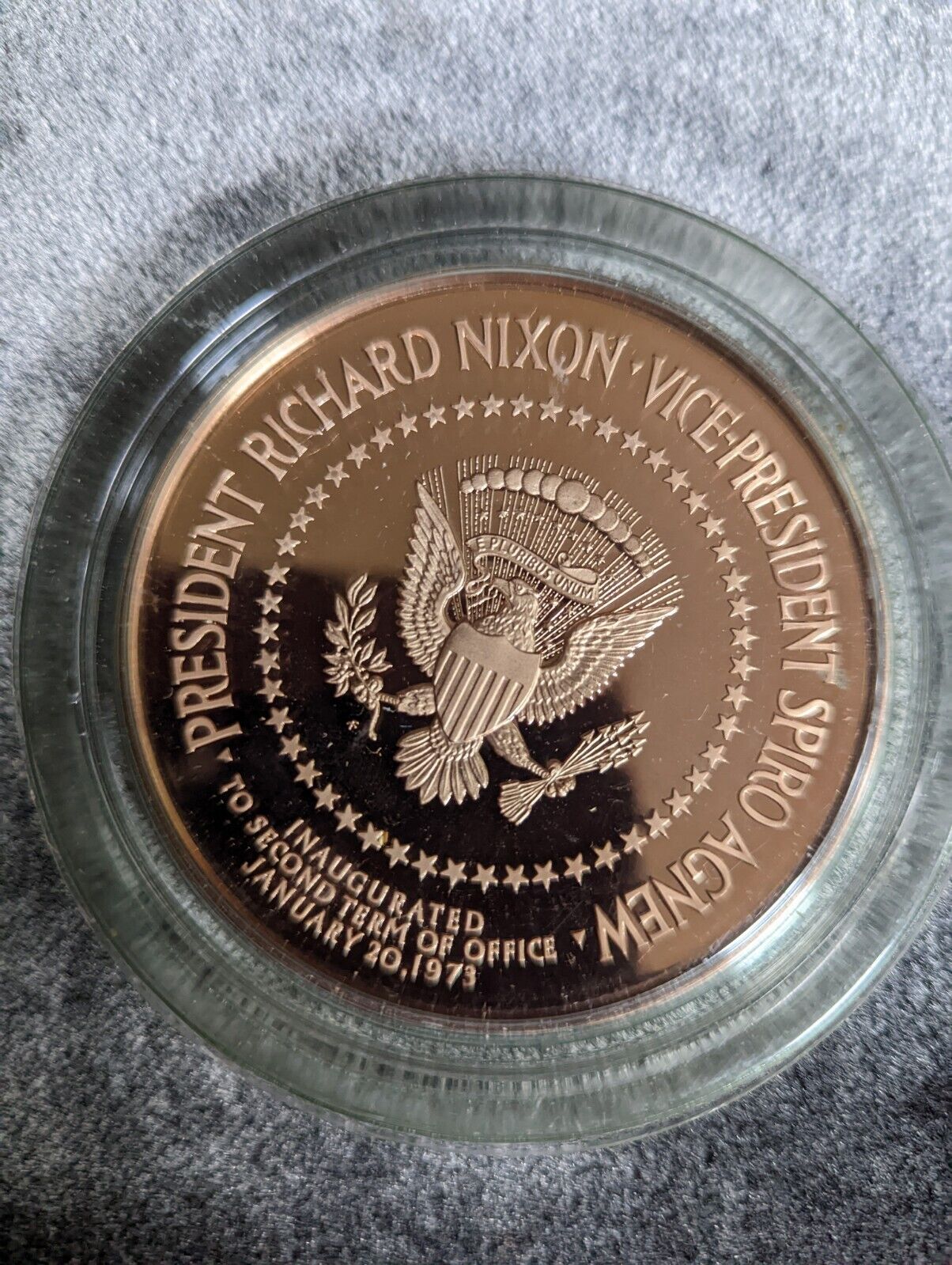 THE OFFICIAL 1973 PRESIDENTIAL INAUGURAL MEDAL