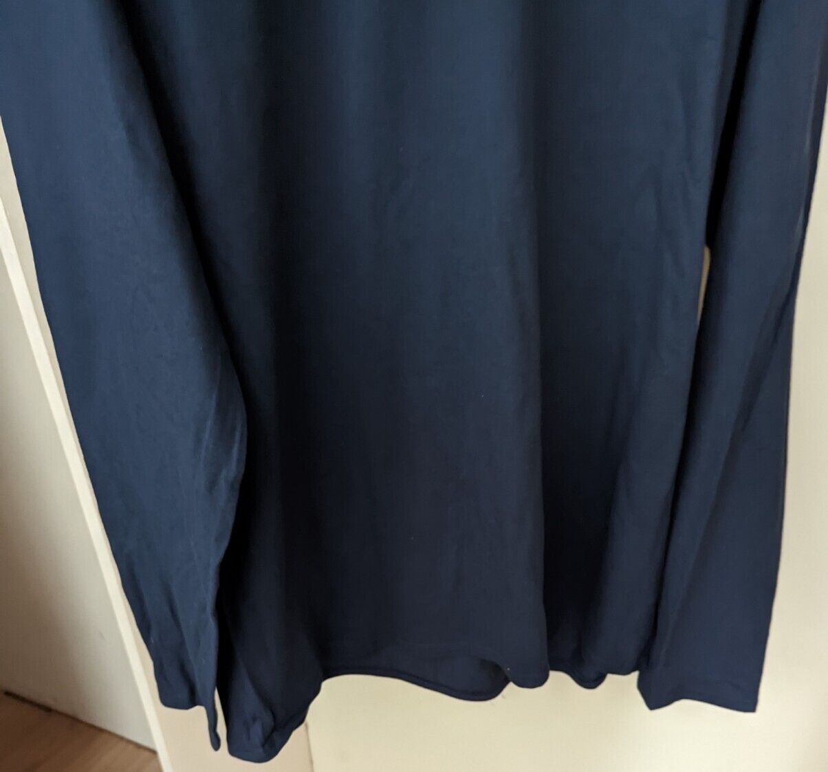 Three Blue T Shirts Long Sleeves No Pocket 100% Cotton XL only $20 free shipping