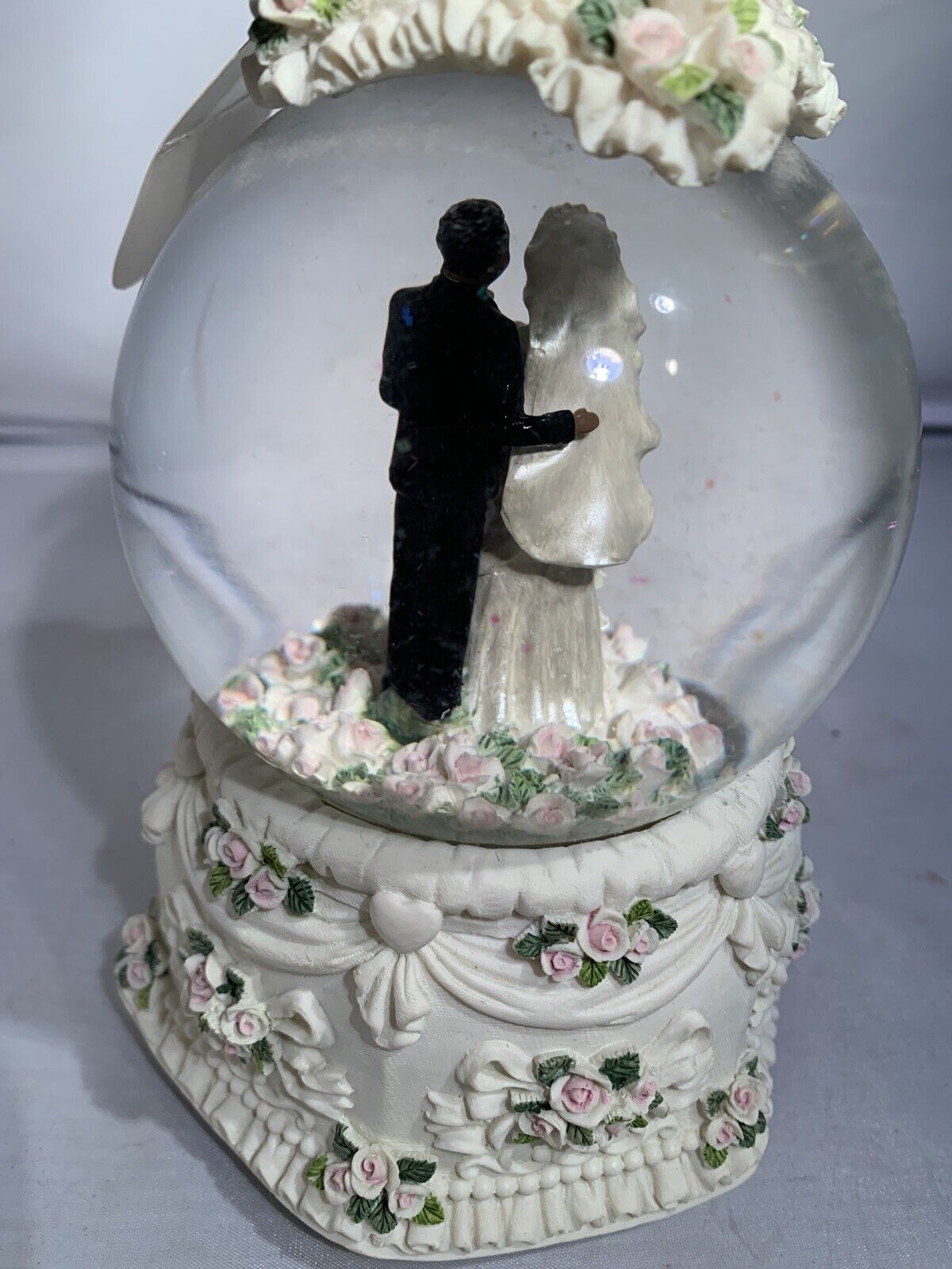 Berkeley Designs Endless Love Wedding Musical Snow Globe