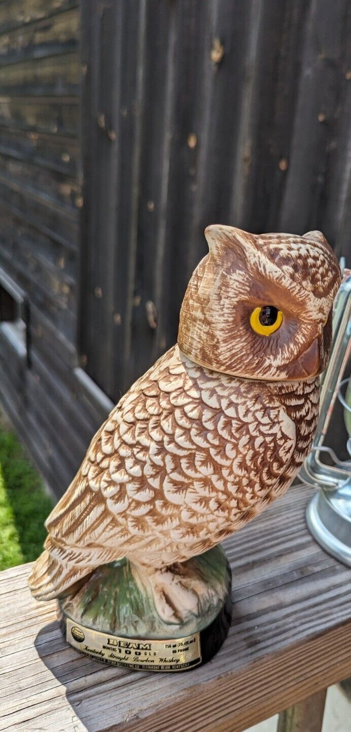 Creation of James B. Beam Owl Decanter - Jim Beam. Collectors Item.