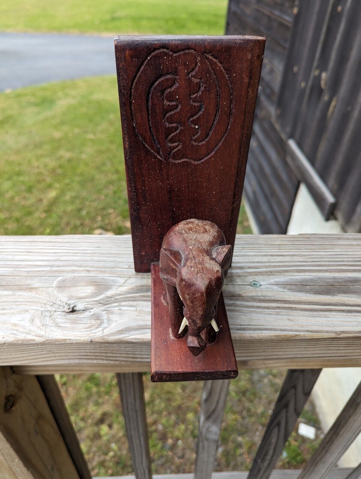 Vintage Elephant Book End