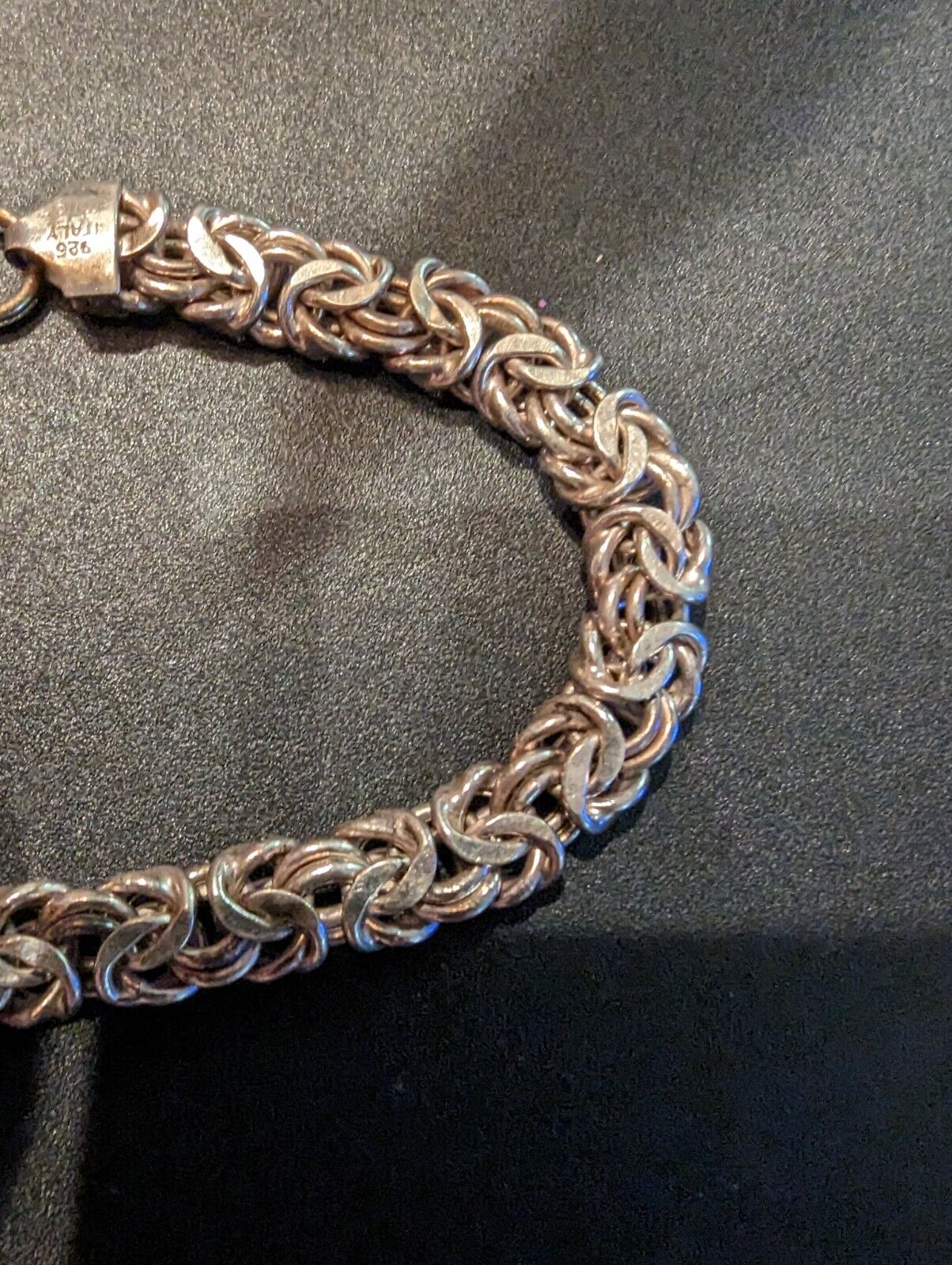 Vintage Milor Italy Thick 925 Bracelet 14.5gr