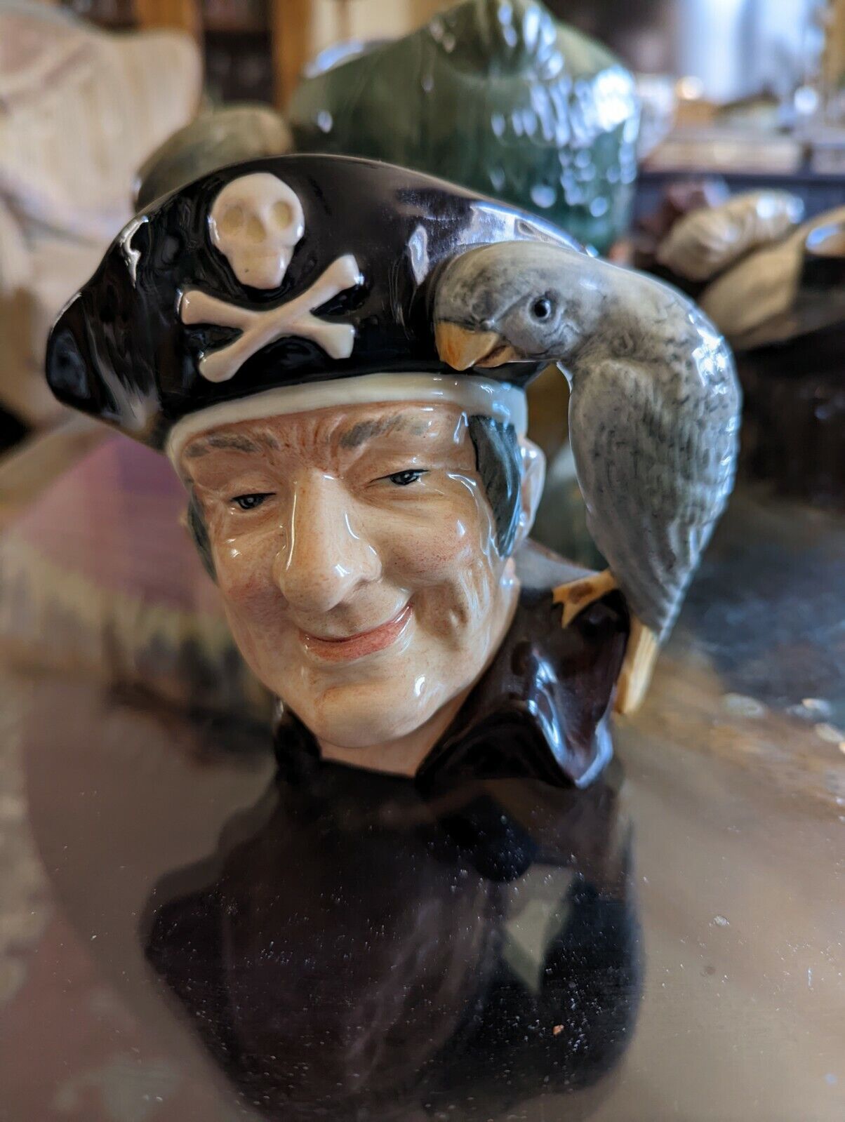 Vintage Royal Doulton Long John Silver 4" Toby Mug 1951