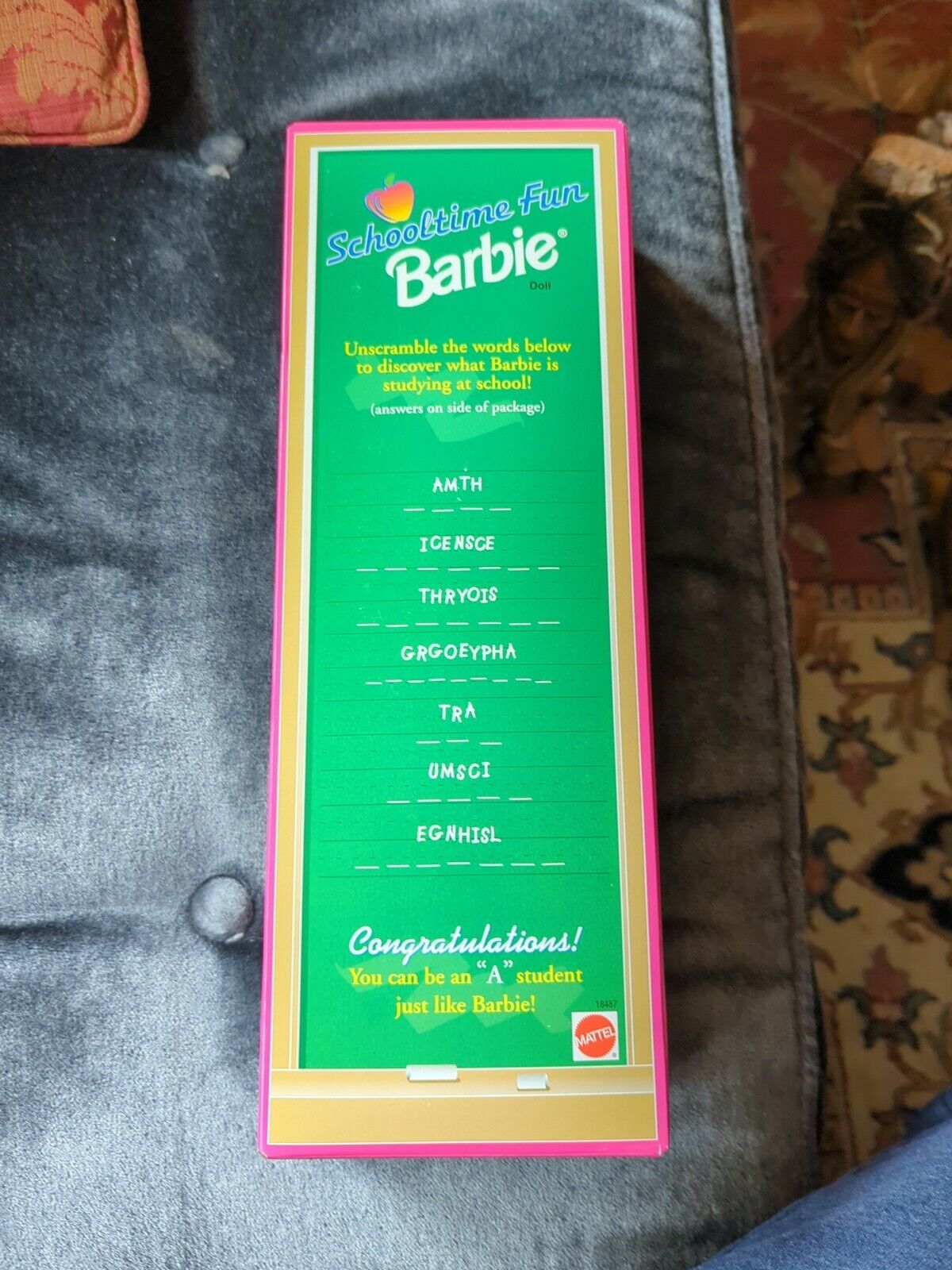 Schooltime Fun Barbie Doll Special Edition 1997 Mattel #18487 Damaged Box