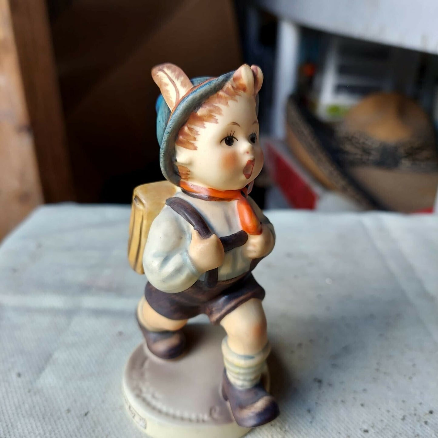 Goebel School Boy Figurine