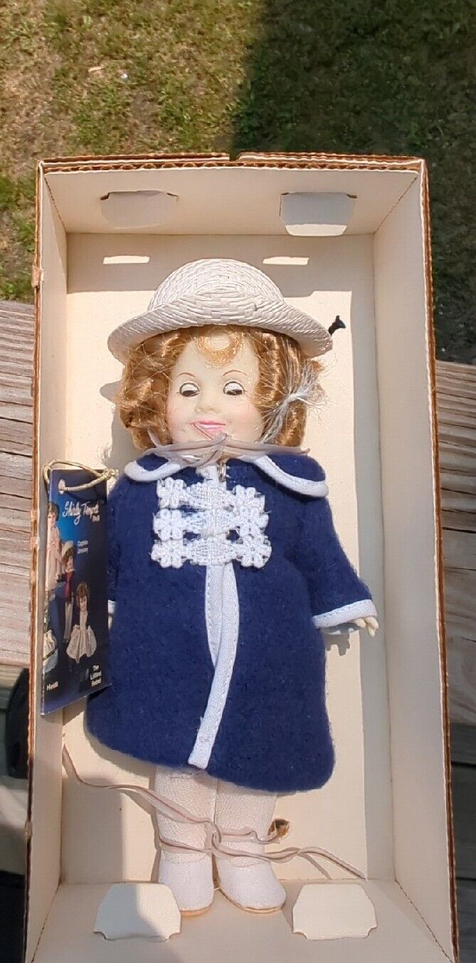 Vintage 1983 And Deal Doll Shirley Temple Classic Blue Dress 6" in original box