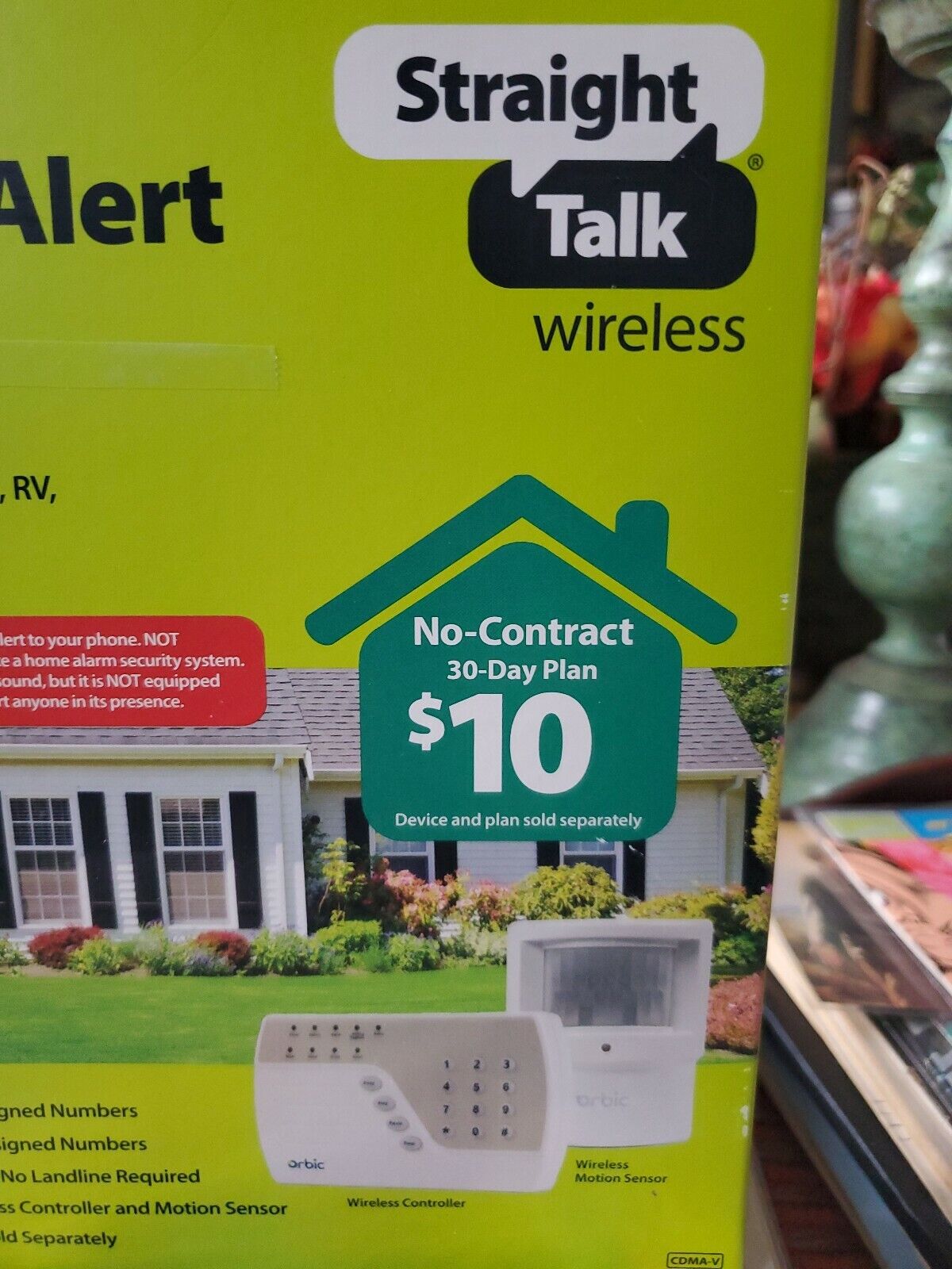 Straight Talk Wireless Remote Alert System Starter Kit new in box