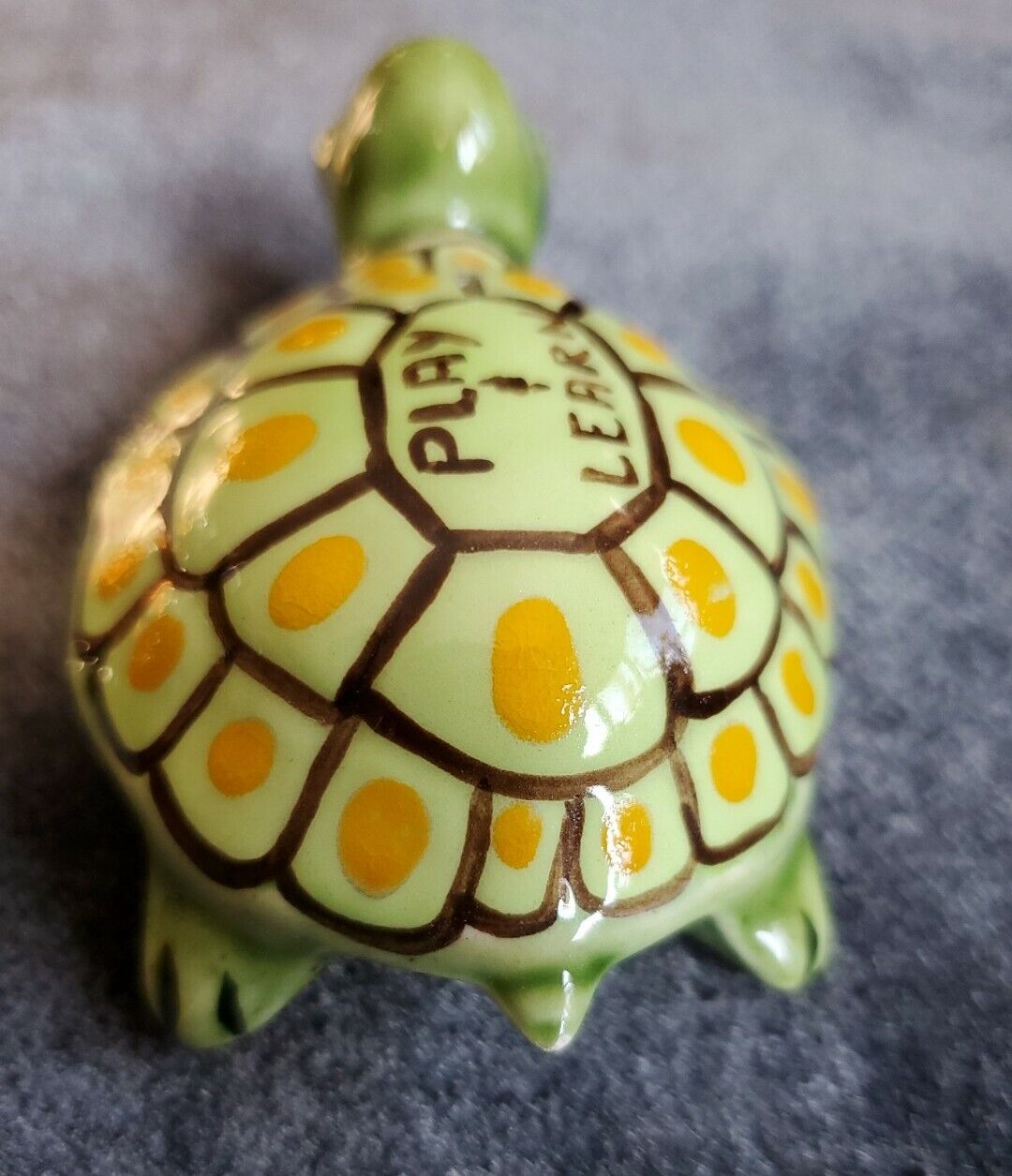 Miniature Porcelain Animal Figurines Turtle And Piglet