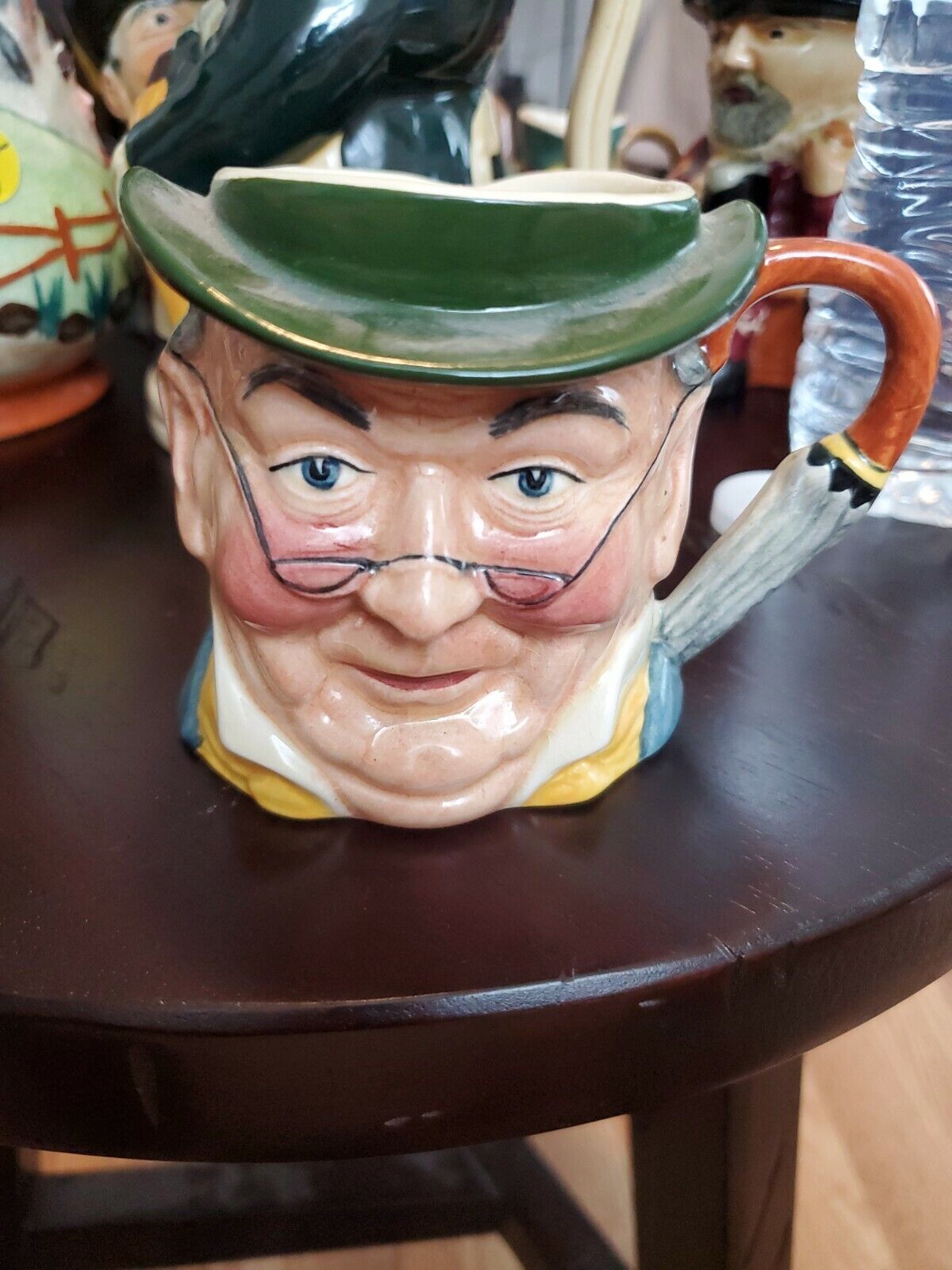 Vintage Hand Painted Staffordshire  MR PICKWICK TOBY JUG MUG made in England