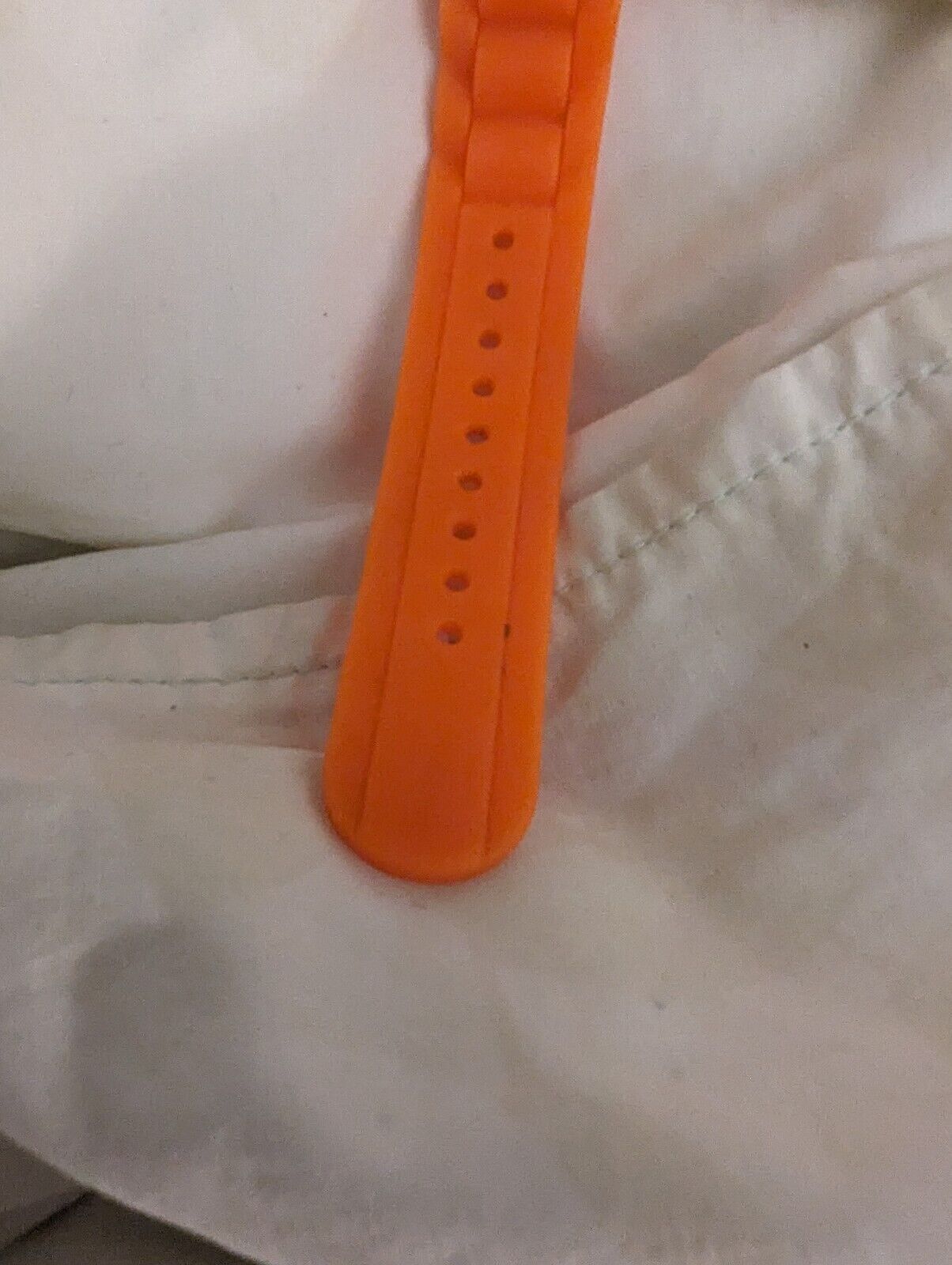 Sempre 36 Krippl Orange Dial Silicone Rubber Strap Quartz Watch AU3-CO-4005