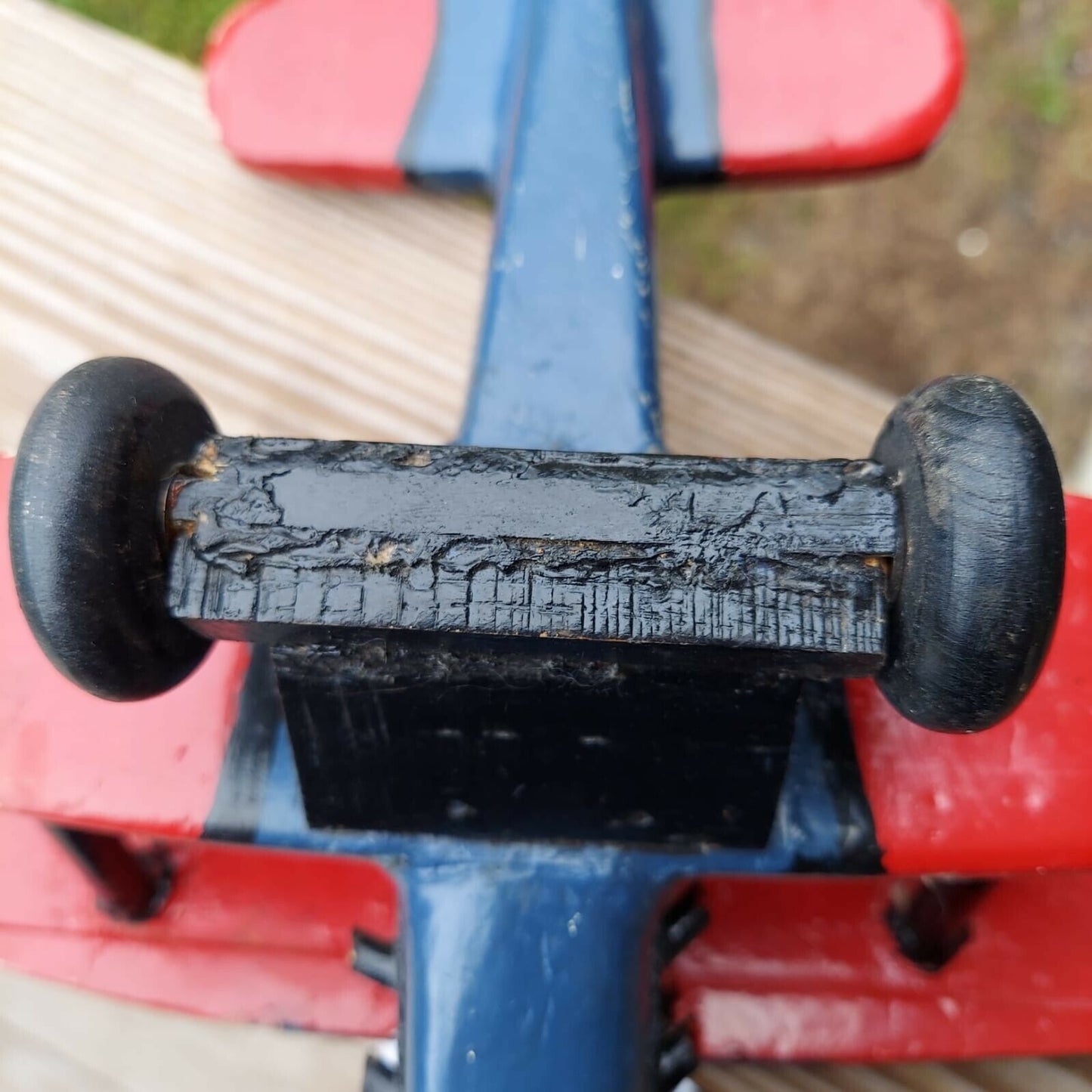 Vintage Wooden Airplane And Truck Toys Models