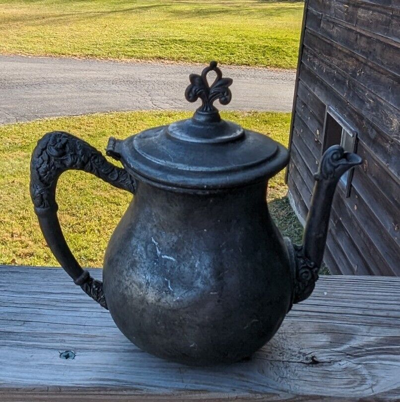 Vintage New Amsterdam Silver Co Quadruple Plated 115 Teapot