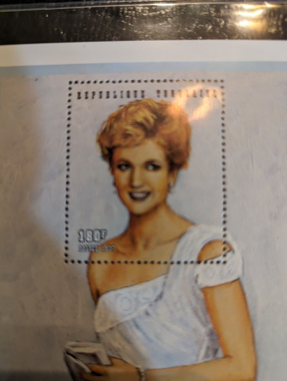 International Collectors Society PRINCESS DIANA LIMITED Postage Stamp with COA