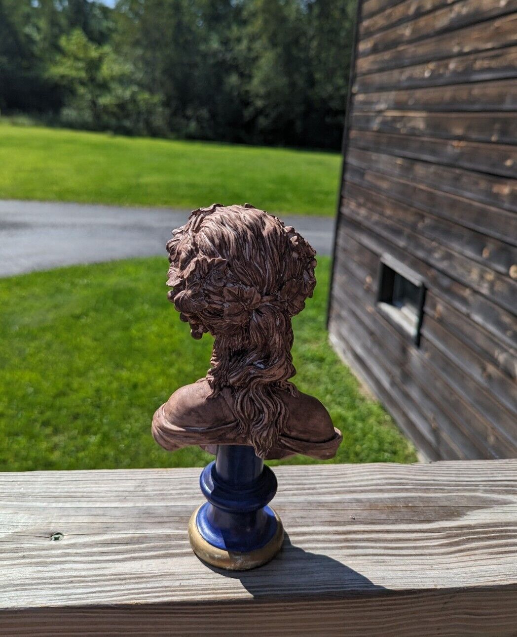 Vintage 1950s Plaster Lady Bust 9"