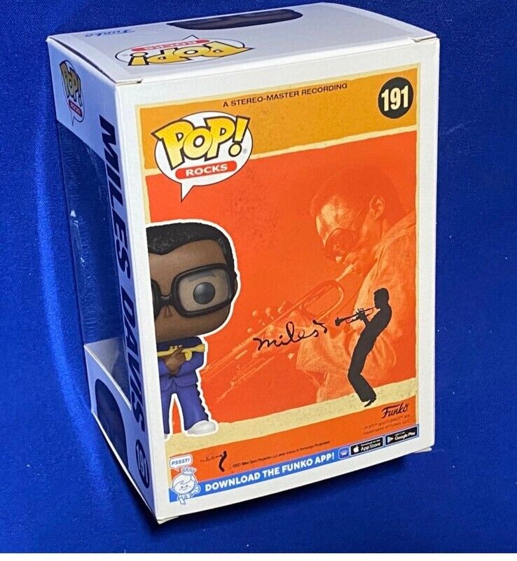 Funko Pop! Rocks: Miles Davis Vinyl Figure #191 ** Brand New in Box***