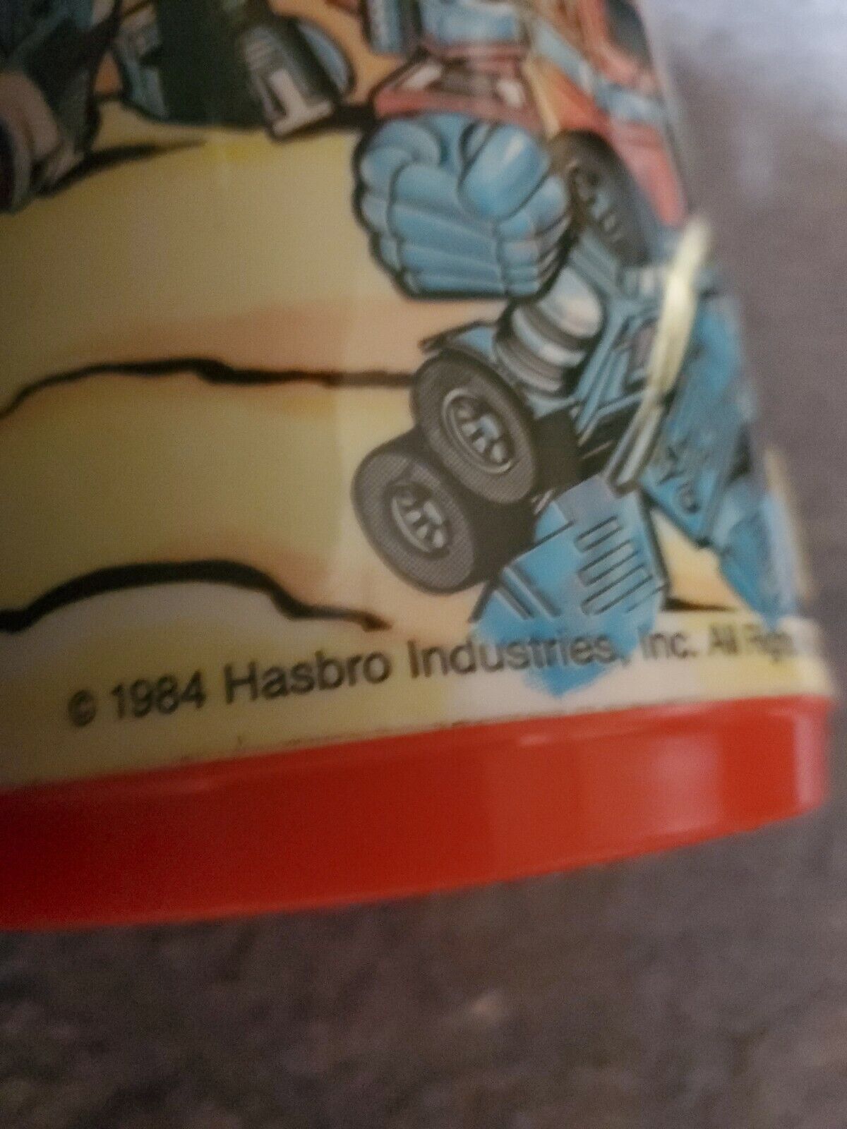 Vintage Hasboro 1984 Transformers Thermos