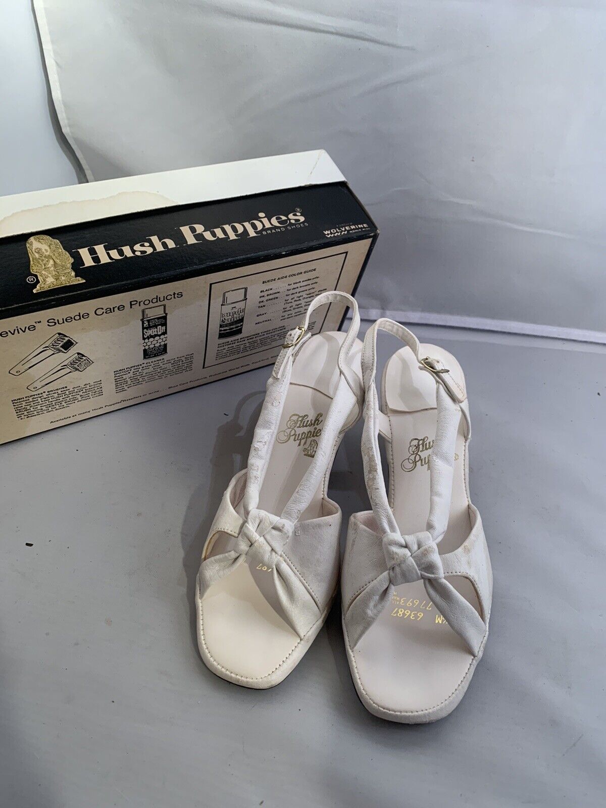 Hush Puppies White Elegant Womens Heels 8.5